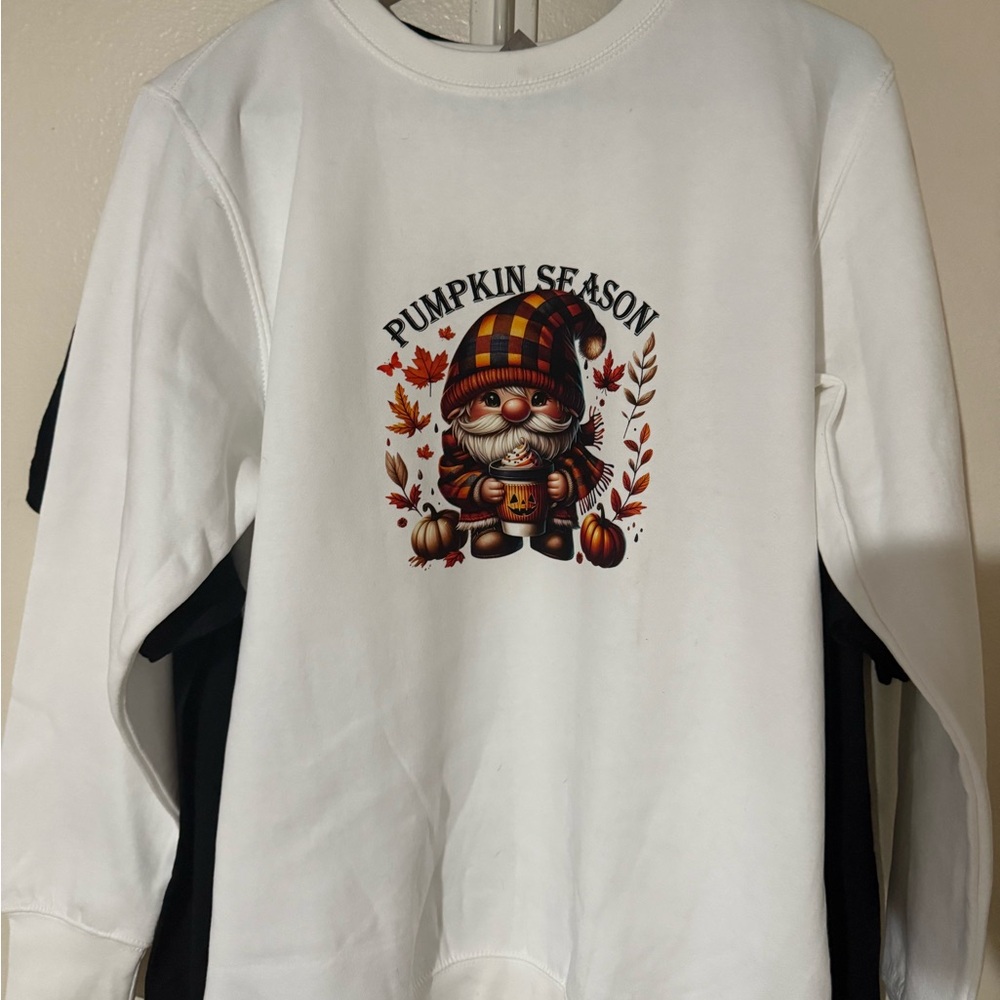 White Pumpkin Season sweatshirt